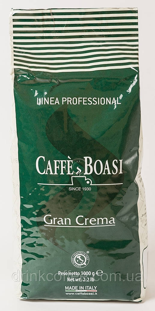 Кава Caffe Boasi Bar Gran Crema зерно 60% Арабіка 40% Робуста Італія 1 кг