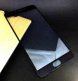 Meizu M3 Max захисне скло на телефон протиударне 3D Black чорне