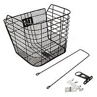 Кошик Сталь під болт і на рульову колонку 24-28" 340*270*260 мм зі стійкою 400L 25,4" CK-001B чорний