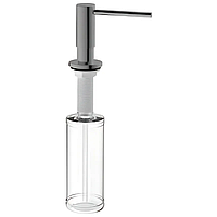 Дозатор для мийного засобу врізний Mixxus DIS-03.SUS Graphite з нерж.сталі SUS304 300 мл (графіт) (MI7156)