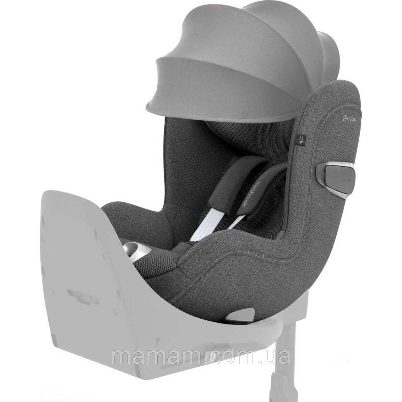 Автокрісло CYBEX Sirona T i-Size (0-18 кг) Mirage Grey Plus, фото 1