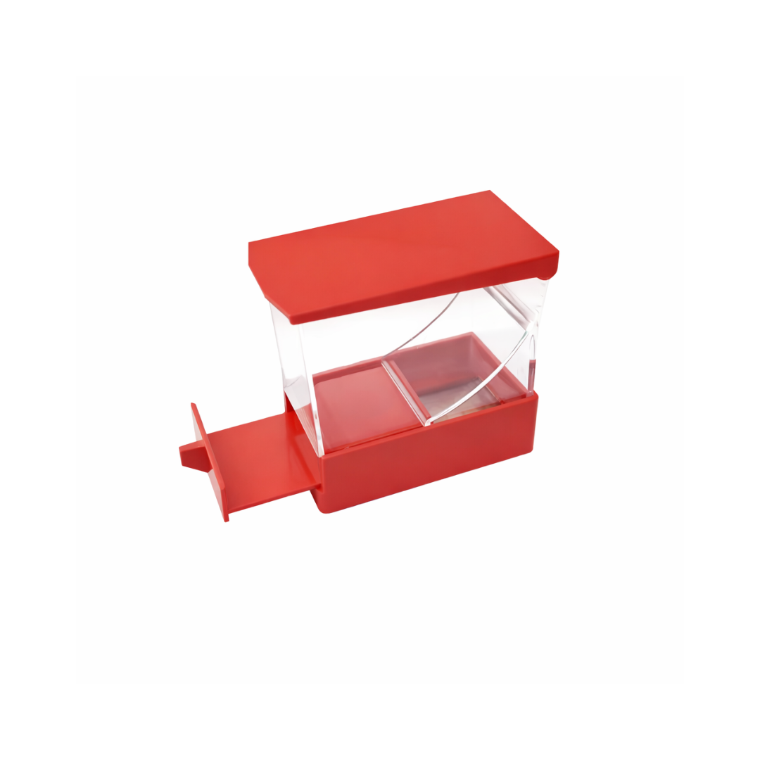 Диспенсер для ватних валиків ВИСУВНИЙ червоний, фото 1