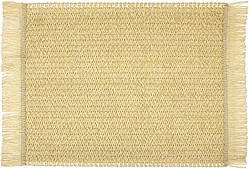 Набір 6 лляних підтарників "Rustic Beige" 30х45 см, прямокутні