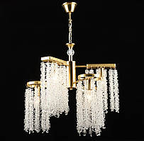 Люстра підвісна кришталева E2686/3+3, Мідь