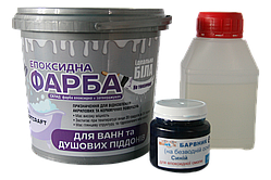 Емаль Епоксидна ArtCraft для Ванн та душових піддонів синя1400 грам plastall