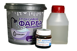 Емаль Епоксидна ArtCraft для Ванн та душових піддонів зелена 1400 грам plastall