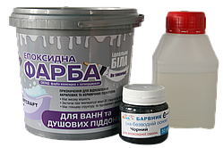 Емаль Епоксидна ArtCraft для Ванн та душових піддонів сіра 1400 грам plastall