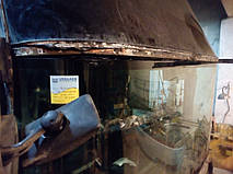 Изготовление и замена нижнего лобового стекла на автобусе Neoplan 116 в Никополе (Украина) 11