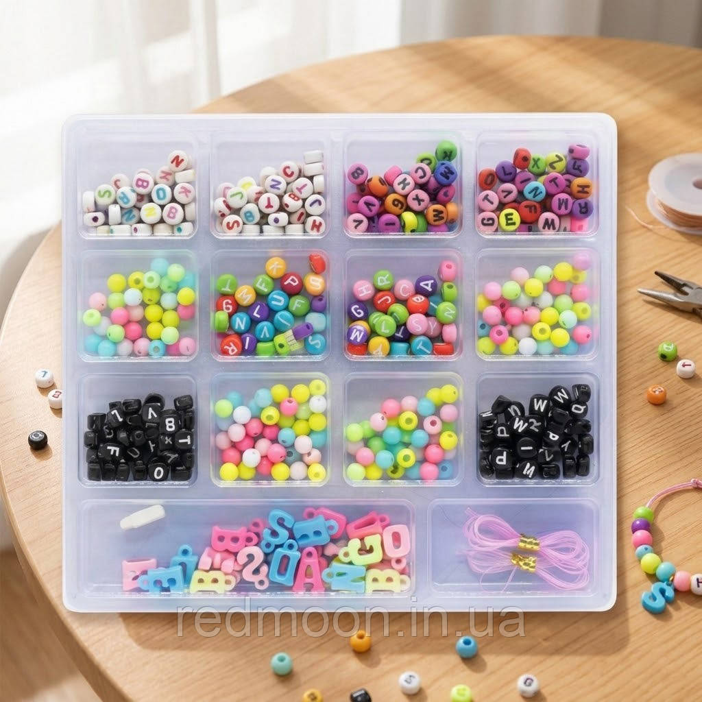 Набір для створення прикрас 240 предметів, 558-7Z STITCH, Синій / Набір для творчості та створення браслетів, фото 1