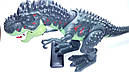 Динозавр Тиранозавр ходить, музикальний зі світлом, у коробці (зелений), фото 4