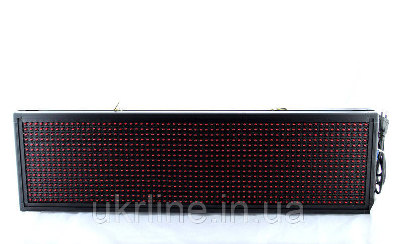 Светодиодная влагостойкая LED бегущая строка Red красная (167 х 40 см) - фото 2 - id-p498003036