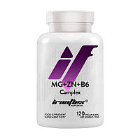 IronFlex Mg+Zn+B6 Complex 375 mg (120 veg caps)