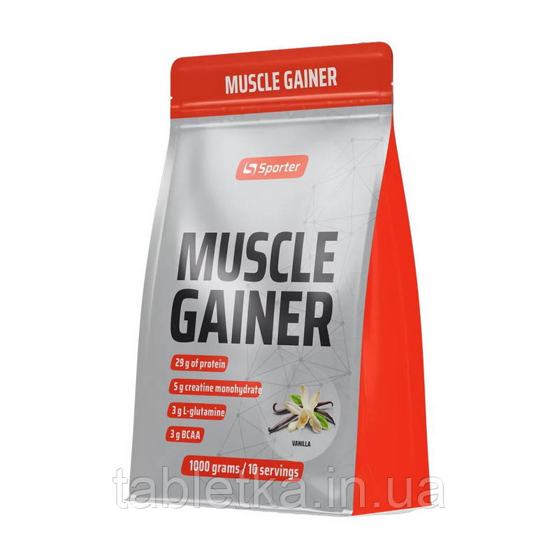 Sporter Muscle Gainer (1 kg, vanilla)