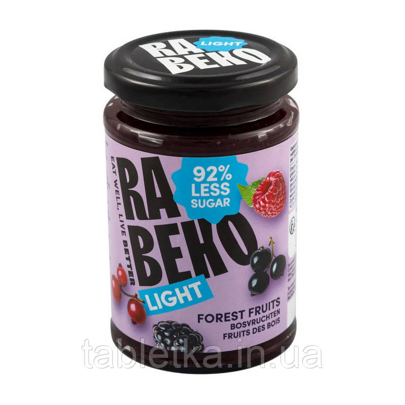 Rabeko Light Jam (230 g, forest fruits)