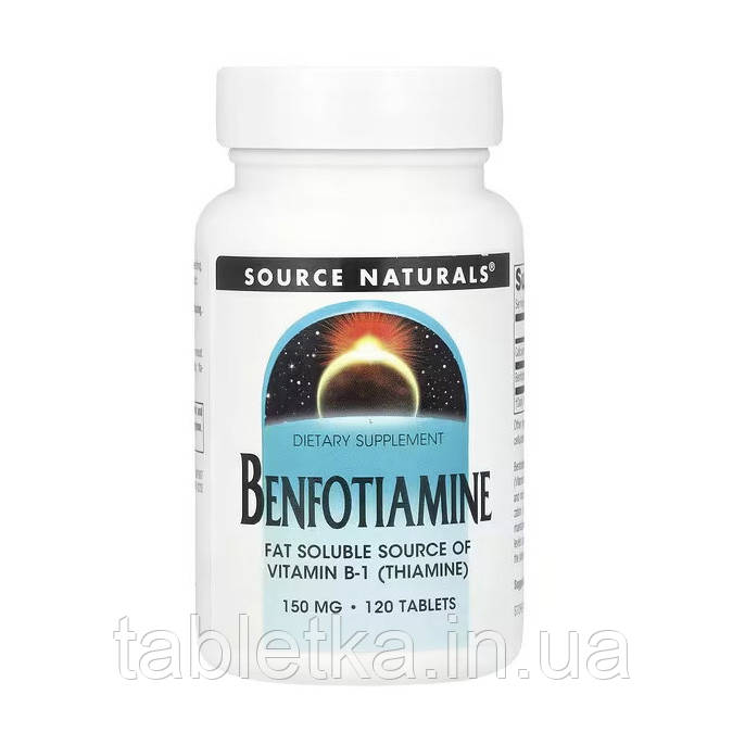 Source Naturals Benfotiamine 150 mg (120 tab)