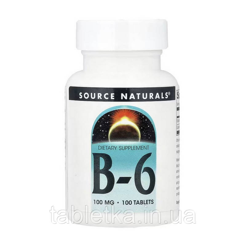 Source Naturals B-6 100 mg (100 tab)