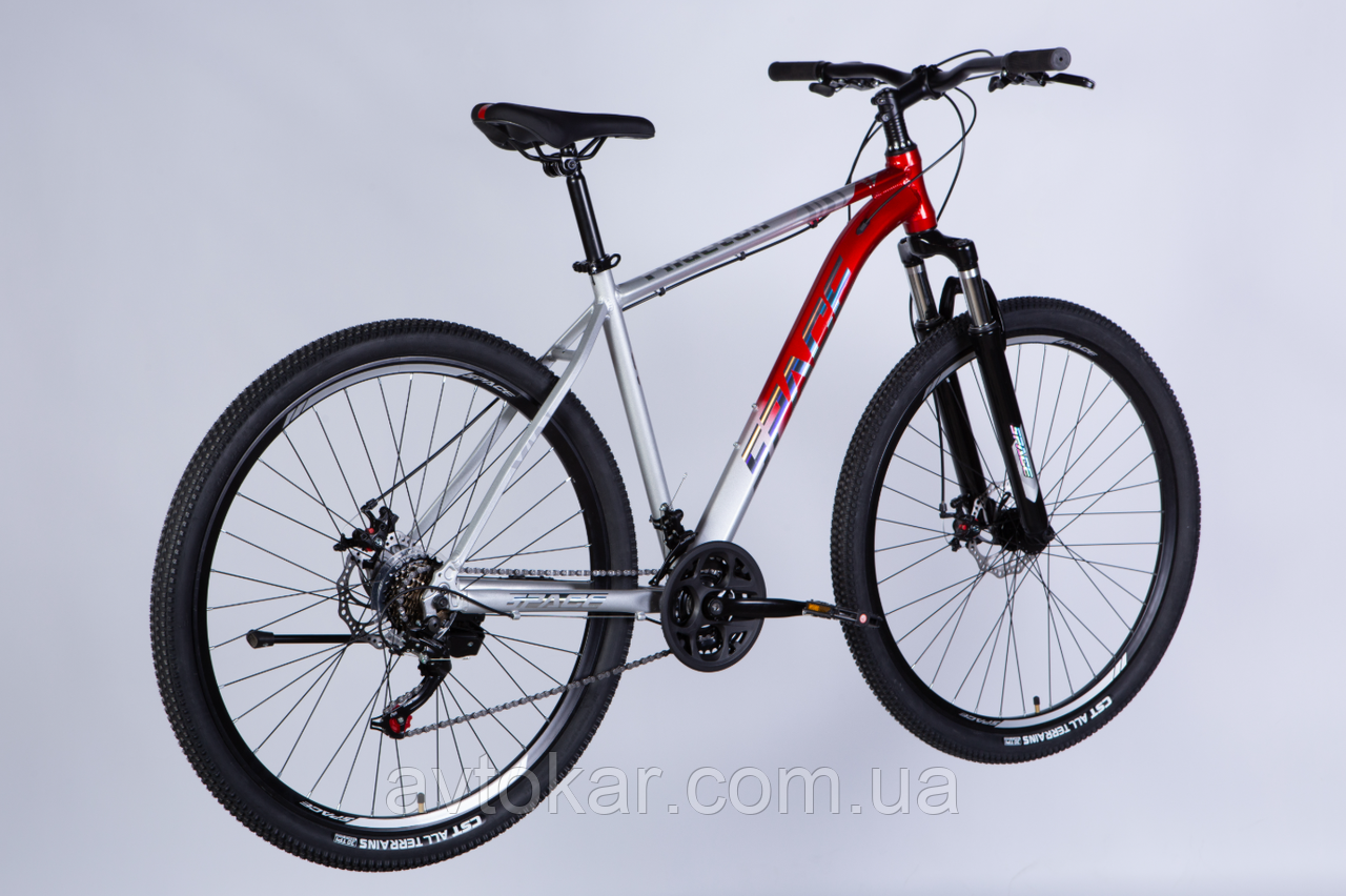 Велосипед AL 29" SPACE PHAETON DD FR рама-20" сріблясто-червоний 2026 ORG, фото 1
