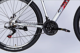 Велосипед AL 29" SPACE PHAETON DD FR рама-20" сріблясто-червоний 2026 ORG, фото 5