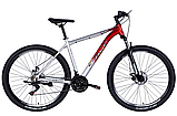 Велосипед AL 29" SPACE PHAETON DD FR рама-20" сріблясто-червоний 2026 ORG, фото 6