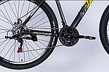 Велосипед AL 29" SPACE PHAETON DD FR рама-20" сіро-жовтий 2026 ORG, фото 5