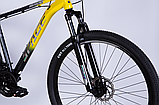 Велосипед AL 29" SPACE PHAETON DD FR рама-20" сіро-жовтий 2026 ORG, фото 6