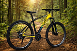 Велосипед AL 29" SPACE PHAETON DD FR рама-20" сіро-жовтий 2026 ORG, фото 8