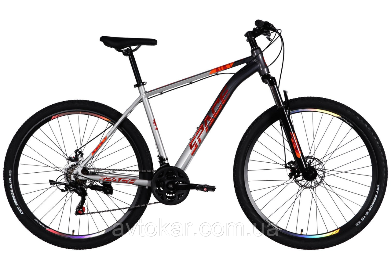 Велосипед AL 29" SPACE PHAETON DD FR рама-20" сіро-сріблястий 2026 ORG, фото 1