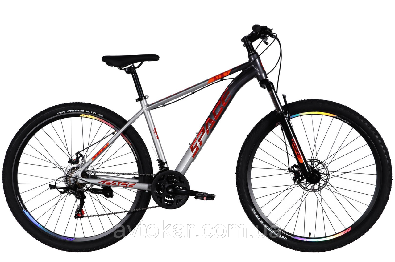Велосипед AL 29" SPACE PHAETON DD FR рама-18" сіро-сріблястий 2026 ORG, фото 1