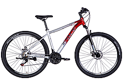 Велосипед AL 29" SPACE PHAETON DD FR рама-18" сріблясто-червоний 2026 ORG