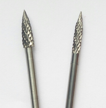 Борфрезы тип G, загострена парабола, хвостовик 3,0 мм