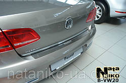 Накладка на задний бампер Volkswagen Passat B7 4d / B7 combi *2010-2014