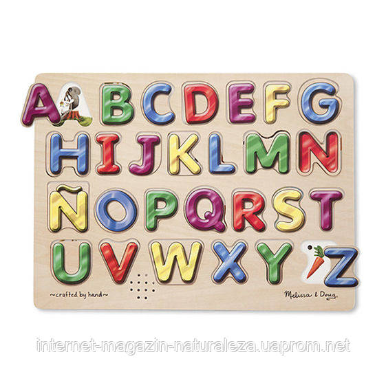Звуковий пазл ТМ Melissa&Doug Іспанський алфавіт