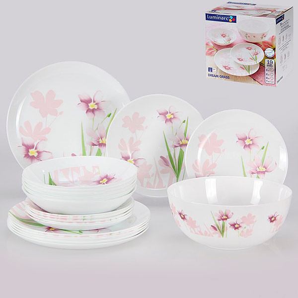 Dream Grass Сервіз столовий - 19 пр. Luminarc P0323