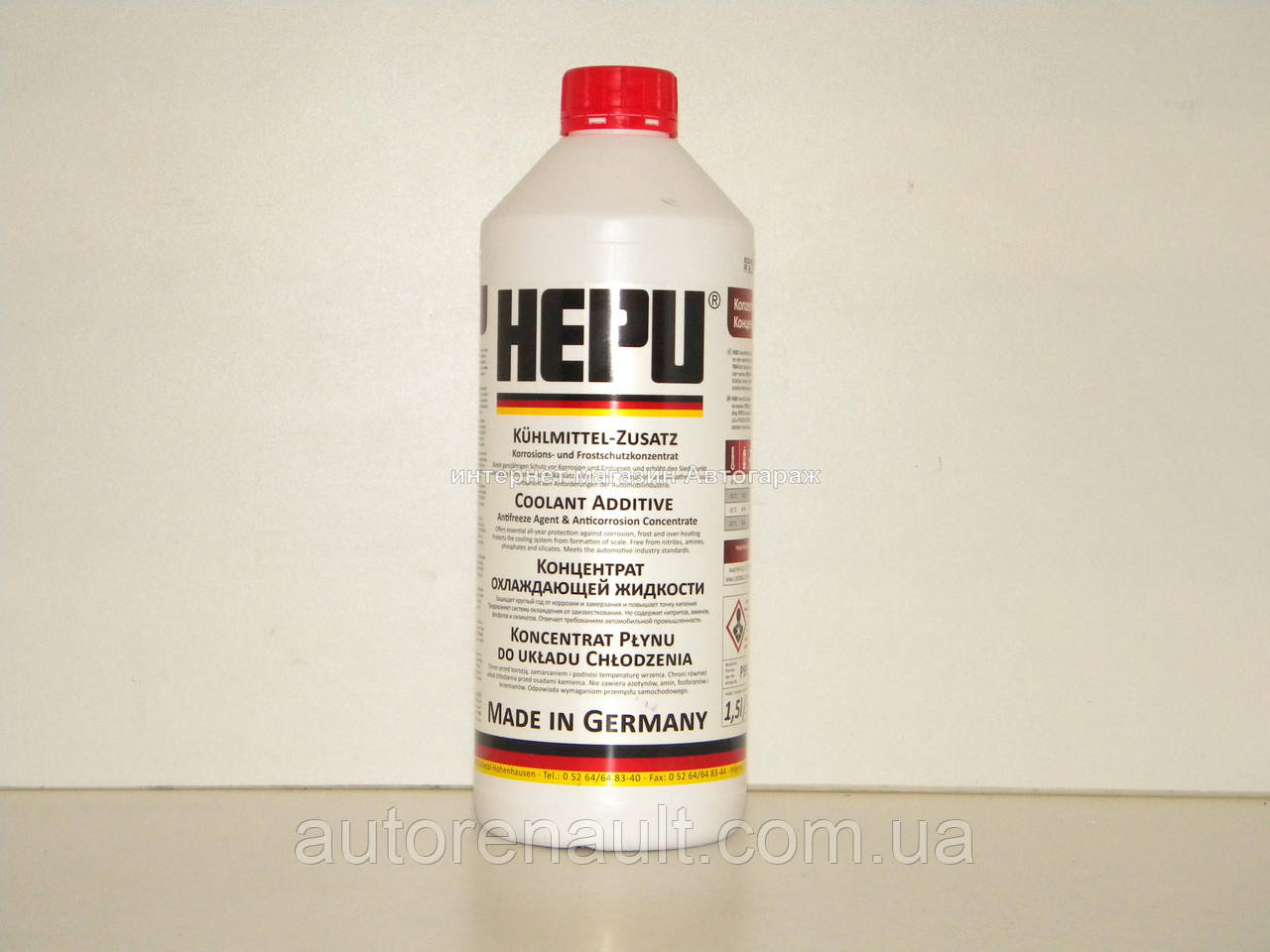 Антифриз червоний (концентрат) Hepu P999 G12/1.5 L