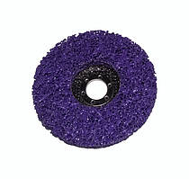 Зачисний круг Polystar Abrasive 125х22 мм. фіолетовий (грубий)