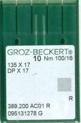 Голка Groz-Beckert 135x17, DPx17 для важких машин 10 шт./пач.