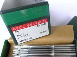 Голка Groz-Beckert 794LR, DYx2LR No160 для шкіри на екстра важкі машини 10 шт./пач.