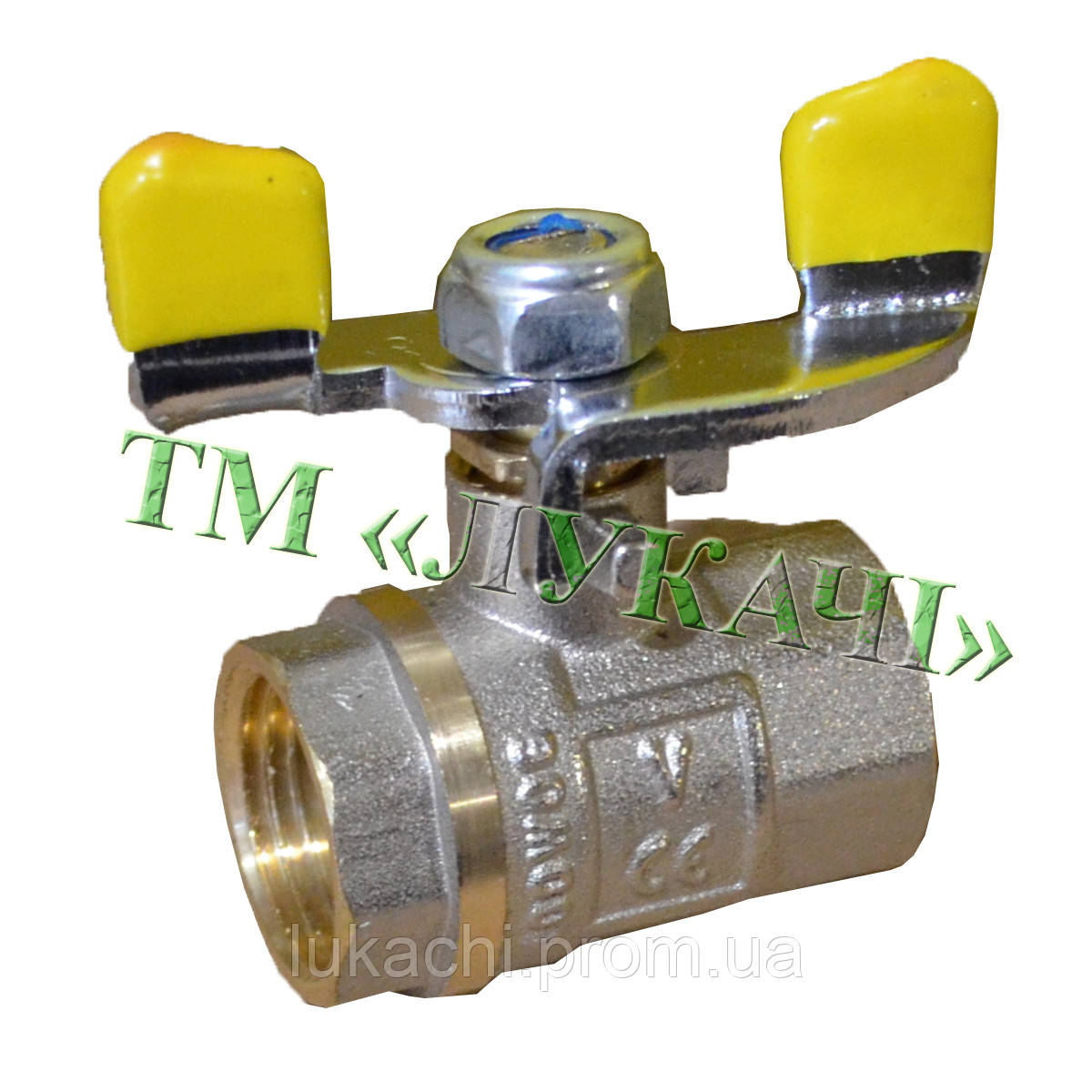 Кран ф15 (1/2") (м ст.) газ в-в S.T.A. нікель (ID#481220539), цена: 40. ...
