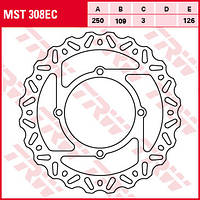 Гальмівний диск TRW-Lucas MST308EC