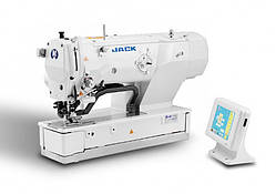 Jack JK-T1792BS(K) петельна машина-автомат човникового стібка з електронним управлінням і робочої рамою 120мм