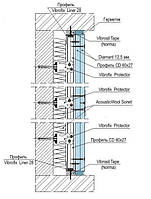 Звукоізоляція стін система Knauf W623-1 Diamant