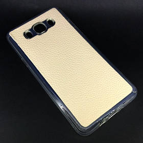 Чохол для Samsung j7 2016, j710 накладка на бампер протиударний ШКІРА