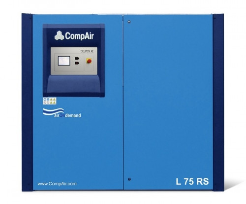 Гвинтовий компресор CompAir L90RS 90 кВт із регульованою продуктивністю
