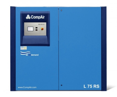 Винтовой компрессор CompAir L75RS 75кВт с регулируемой производитеьностью - фото 1 - id-p498140382