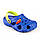 Дитяче пляжне взуття з ева синього кольору, фото 2