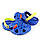 Дитяче пляжне взуття з ева синього кольору, фото 3