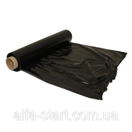 Упаковкова чорна стрейч-плівка 2 кг ширина 50 см