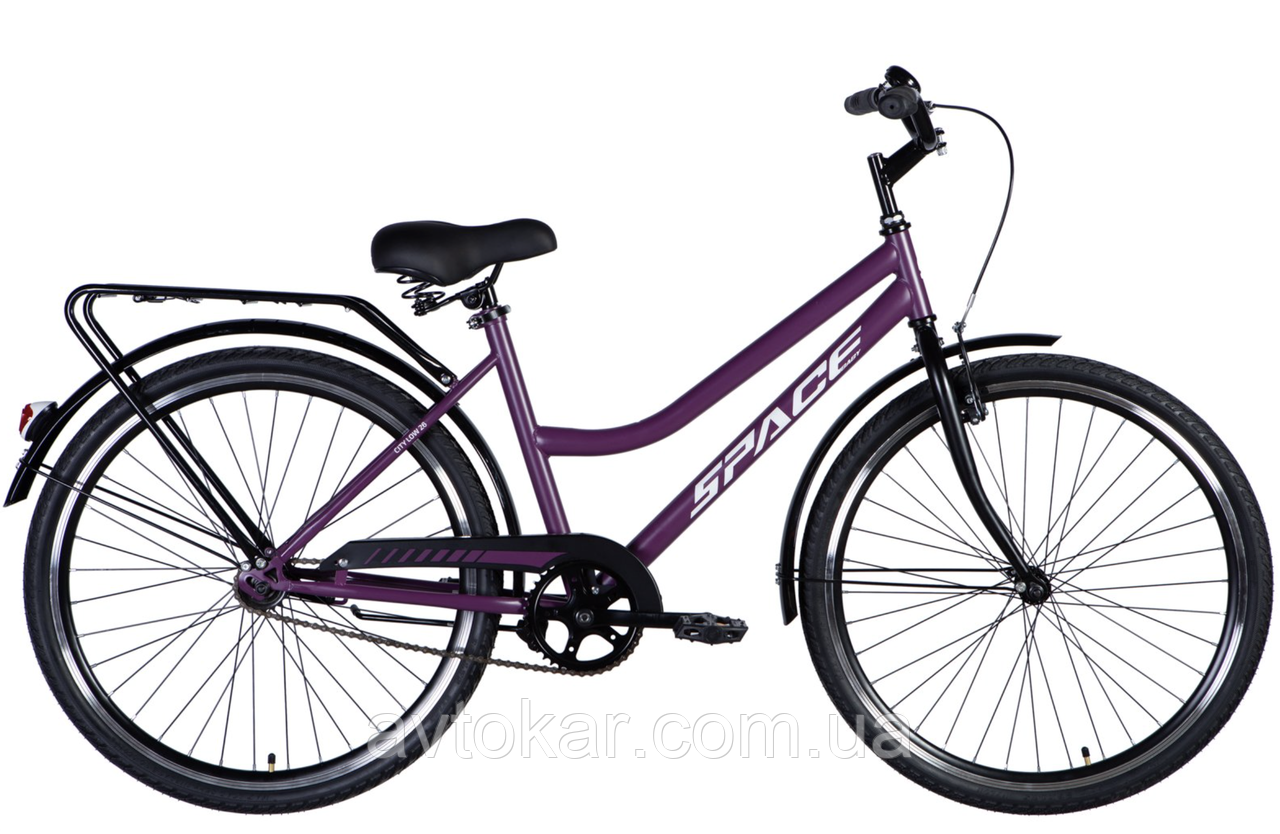 Велосипед ST 26" SPACE VOYAGER BH рама-17" сливовий (матовий) 2024 крила, переднє крило, заднє крило, підніжка, дзвінок ORG, фото 1