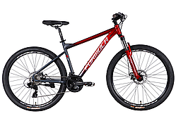 Велосипед AL 27.5" Formula F-1 DD CS рама-18" червоно-сірий 2026 ORG