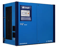 Гвинтовий компресор CompAir L110RS 110 кВт із регульованою продуктивністю